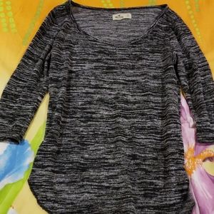 Hollister 3/4 sleeve top